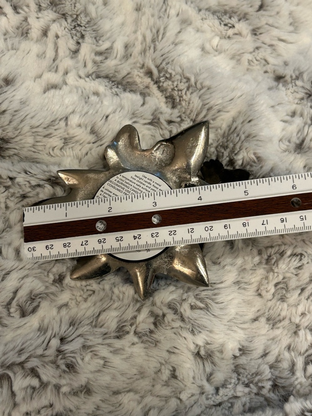 Pottery Barn Champagne Flower Mercury Cup Tealight Holder - Picture 10 of 11